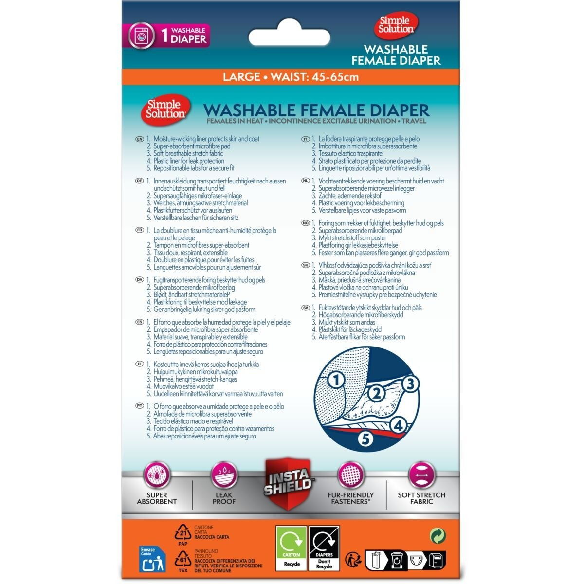 Simple Solution Diaper Garment liila