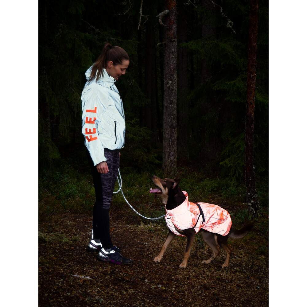 Feel Active Reflective owner jacket dk grey
