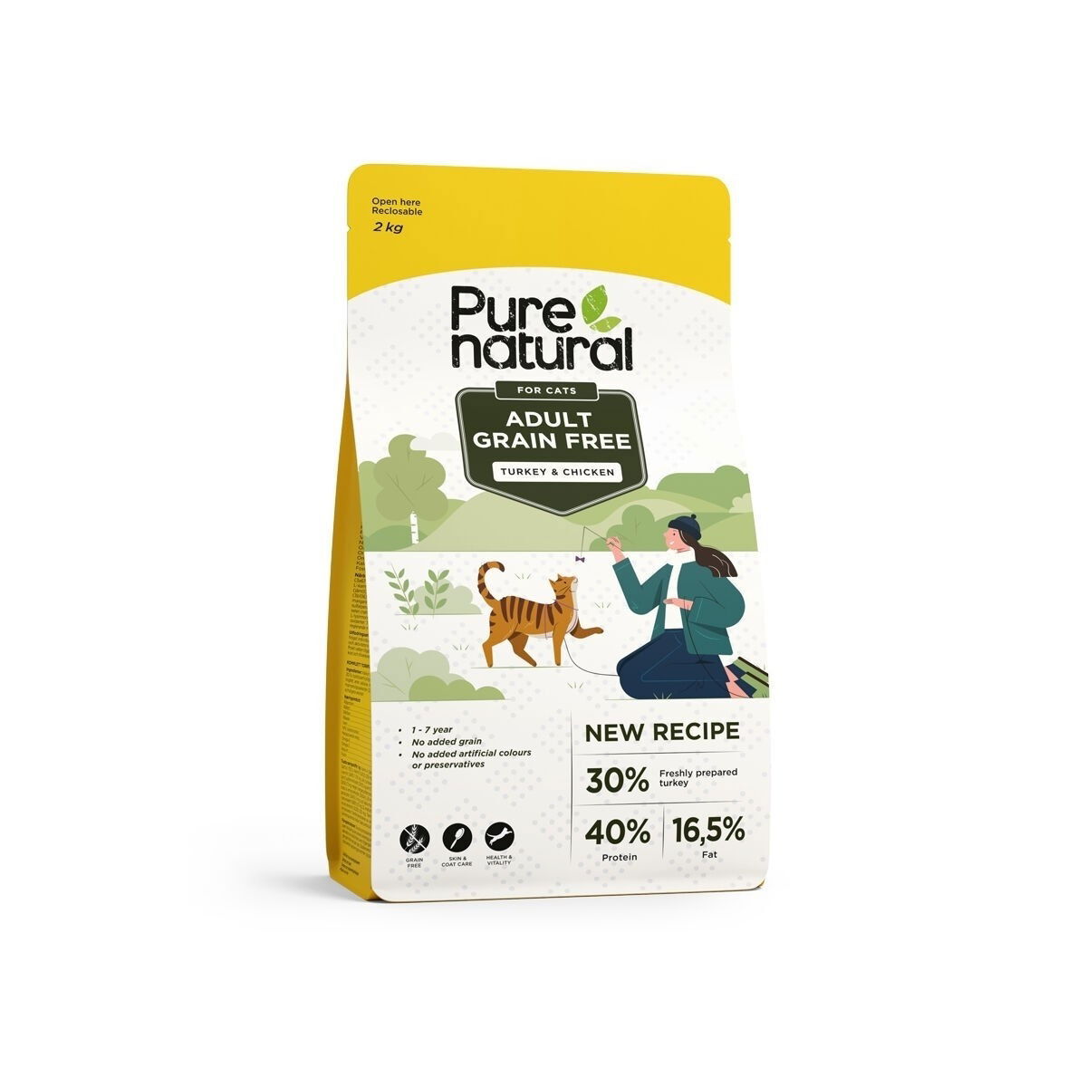 Purenatural Cat Grain Free Adult Chicken & Turkey