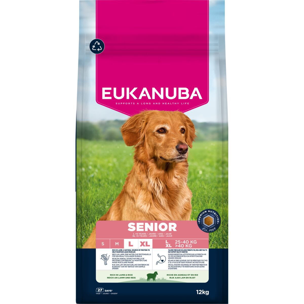 Eukanuba Senior Large Breed Lamb & Rice