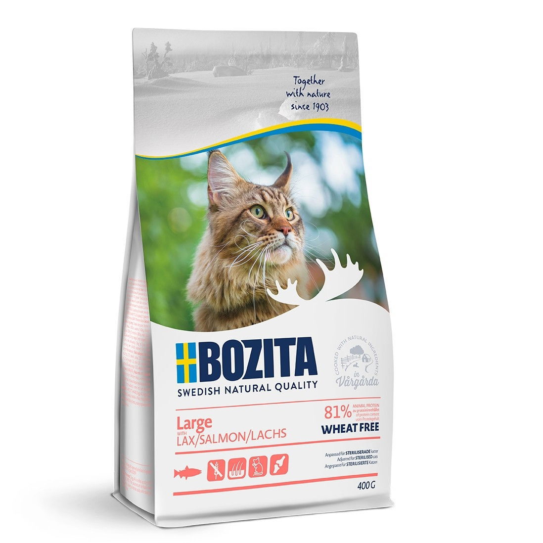 Bozita Cat Large wheat Free Salmon