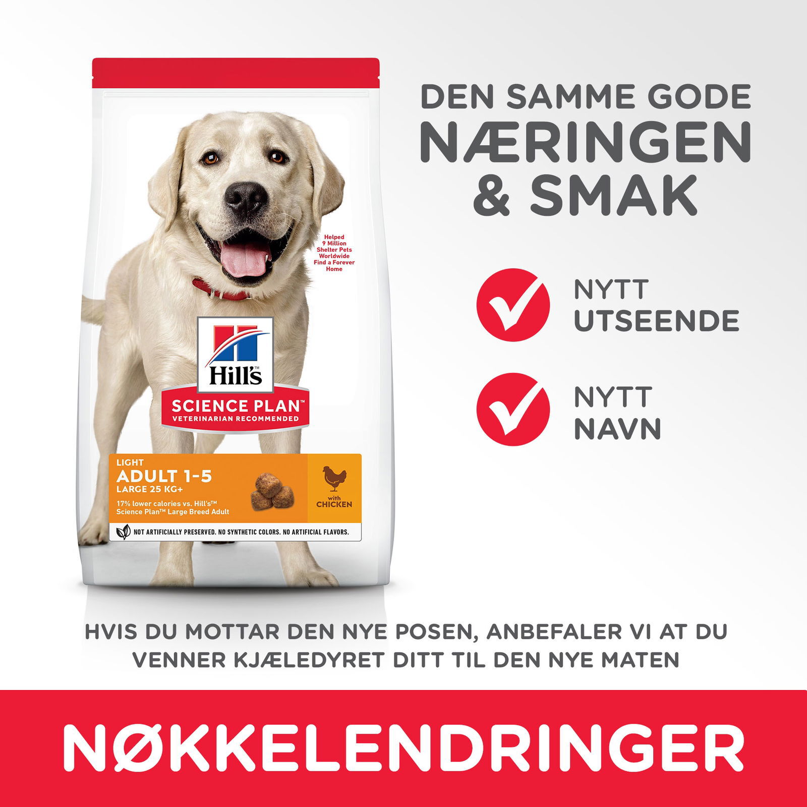 Hill's Science Plan Dog Adult Large Breed Light