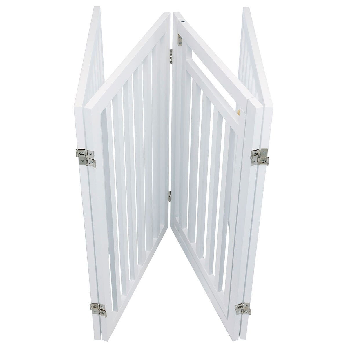 Trixie Barrier with door, 4-parts, 60–160 × 81 cm, white