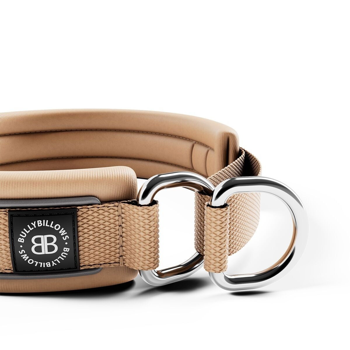 BullyBillows Slip on Collar Reflective 3cm Tan