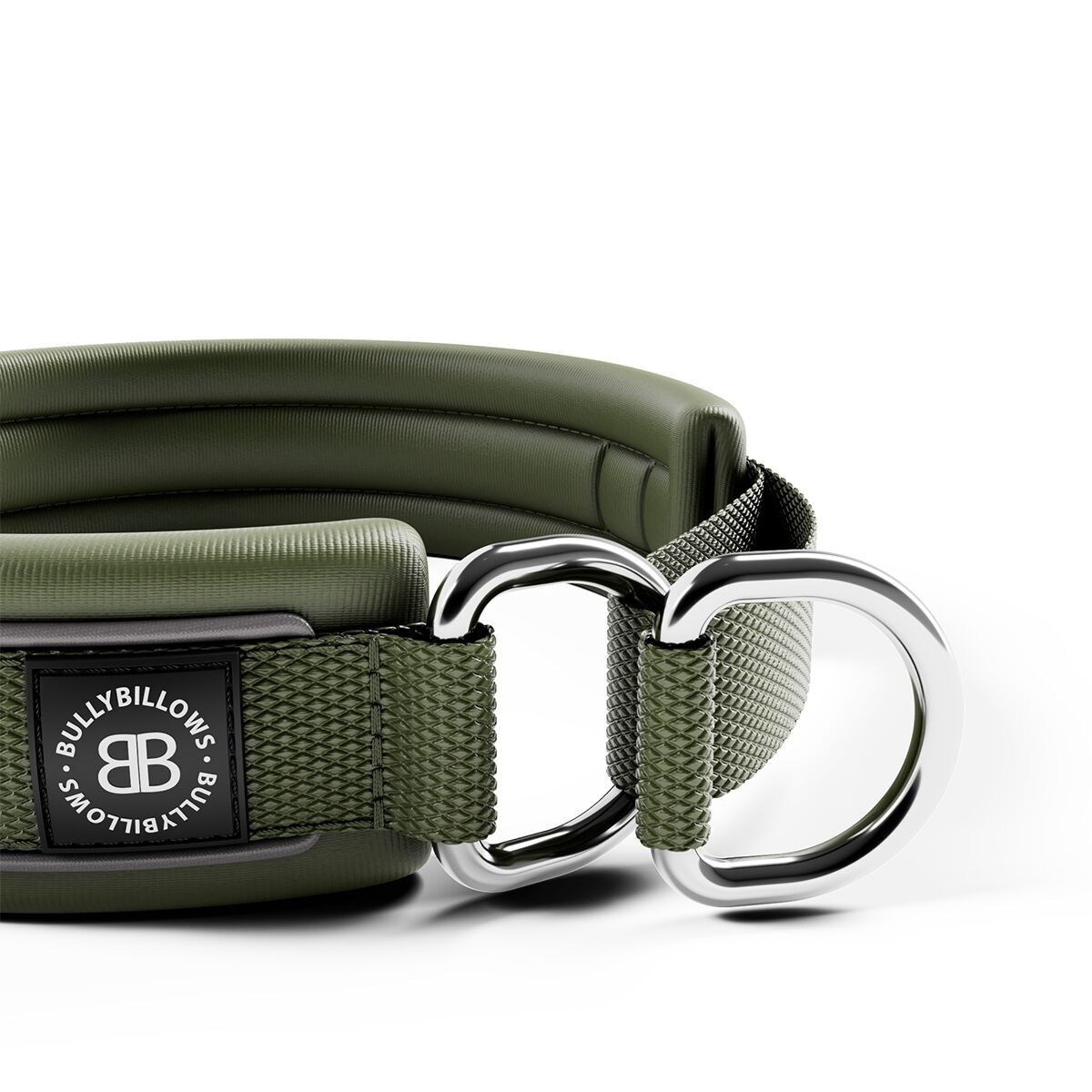 BullyBillows Slip on Collar Reflective 3cm Khaki