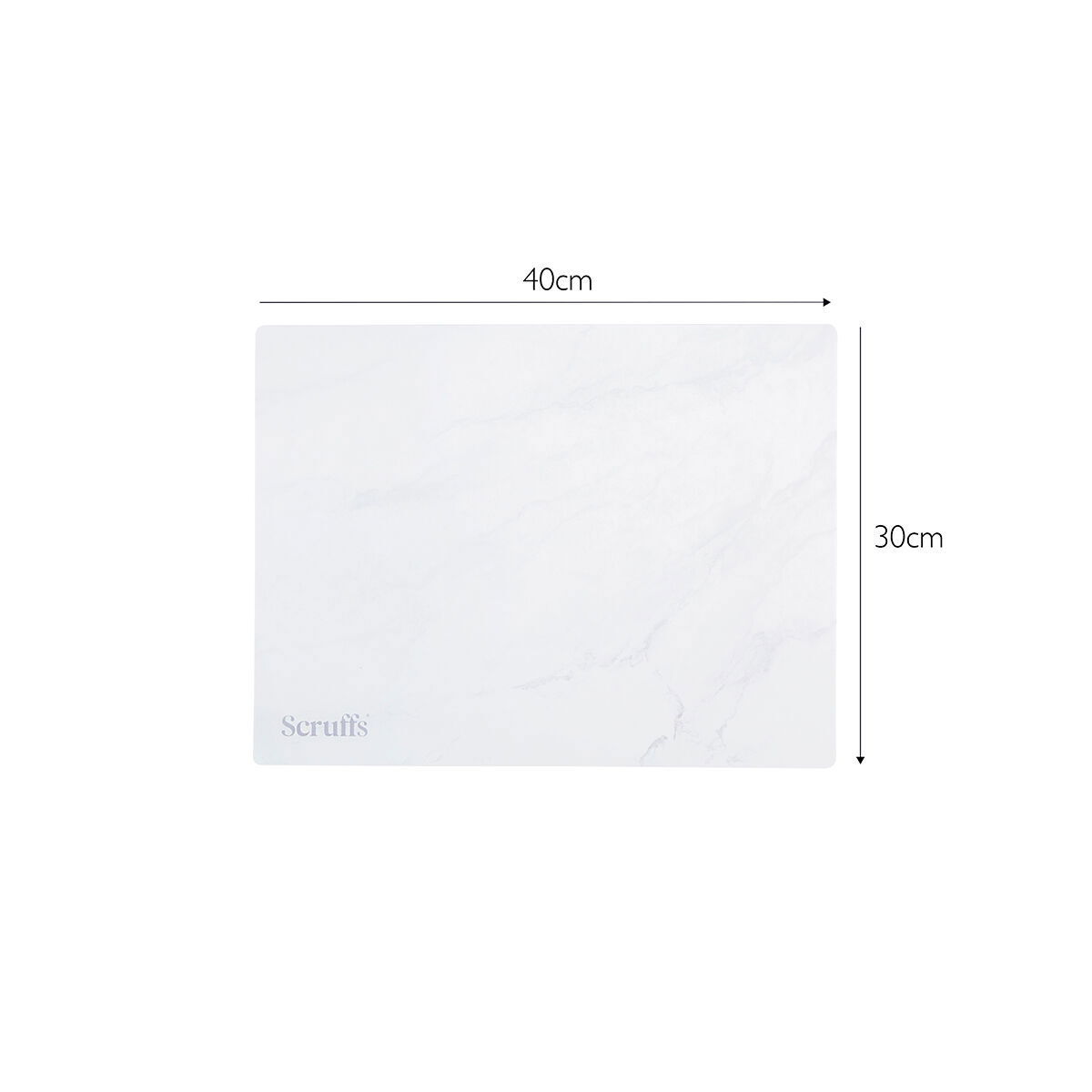 Scruffs placemat marble print
