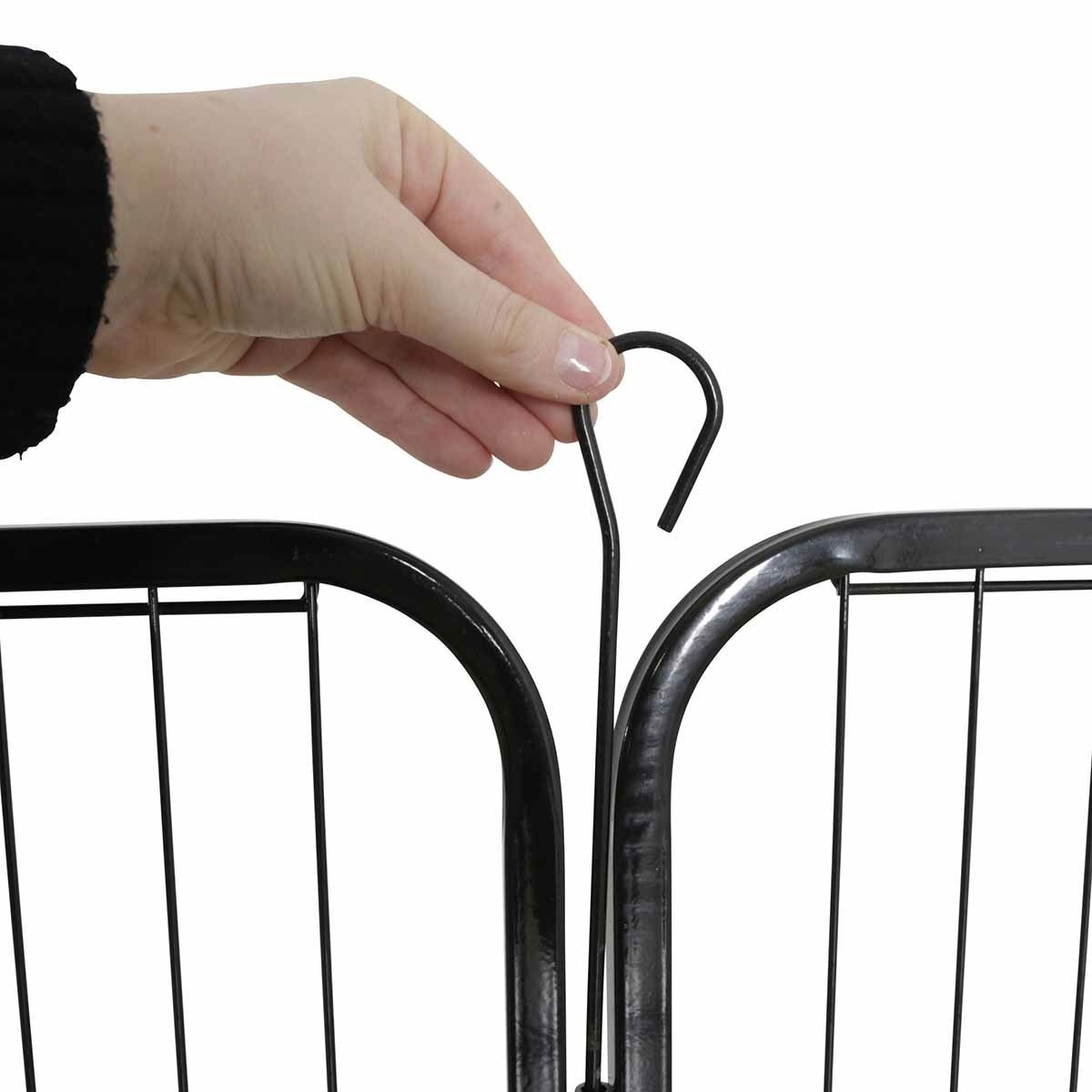 Valpehage 8-deler med dør