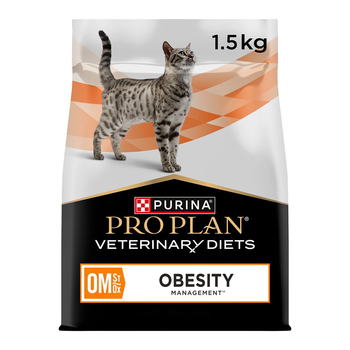 Purina Pro Plan Veterinary Diets Feline Adult OM ST/OX Obesity Management 1,5kg