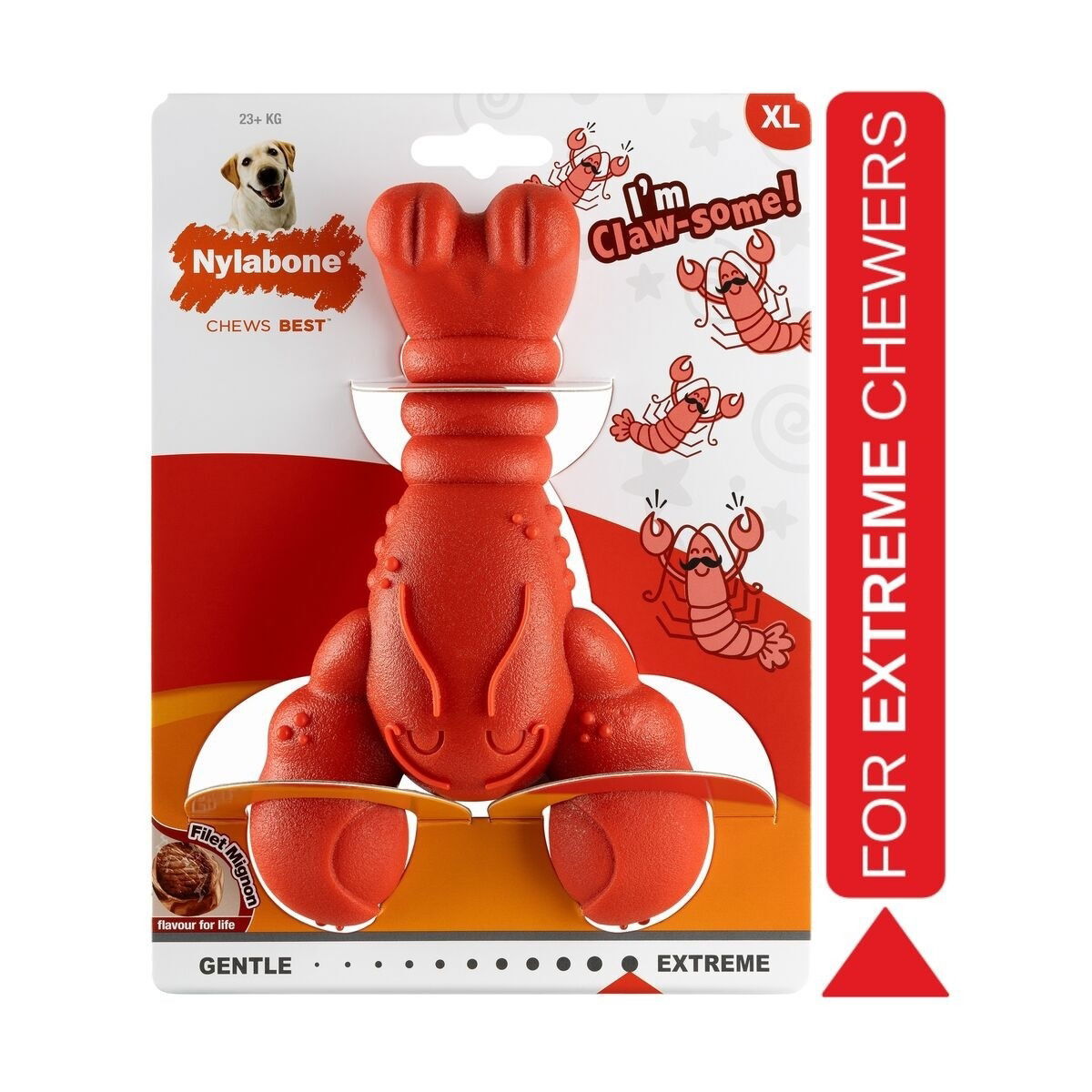 Nylabone Extreme Chew Lobster Filet Mignon X Large