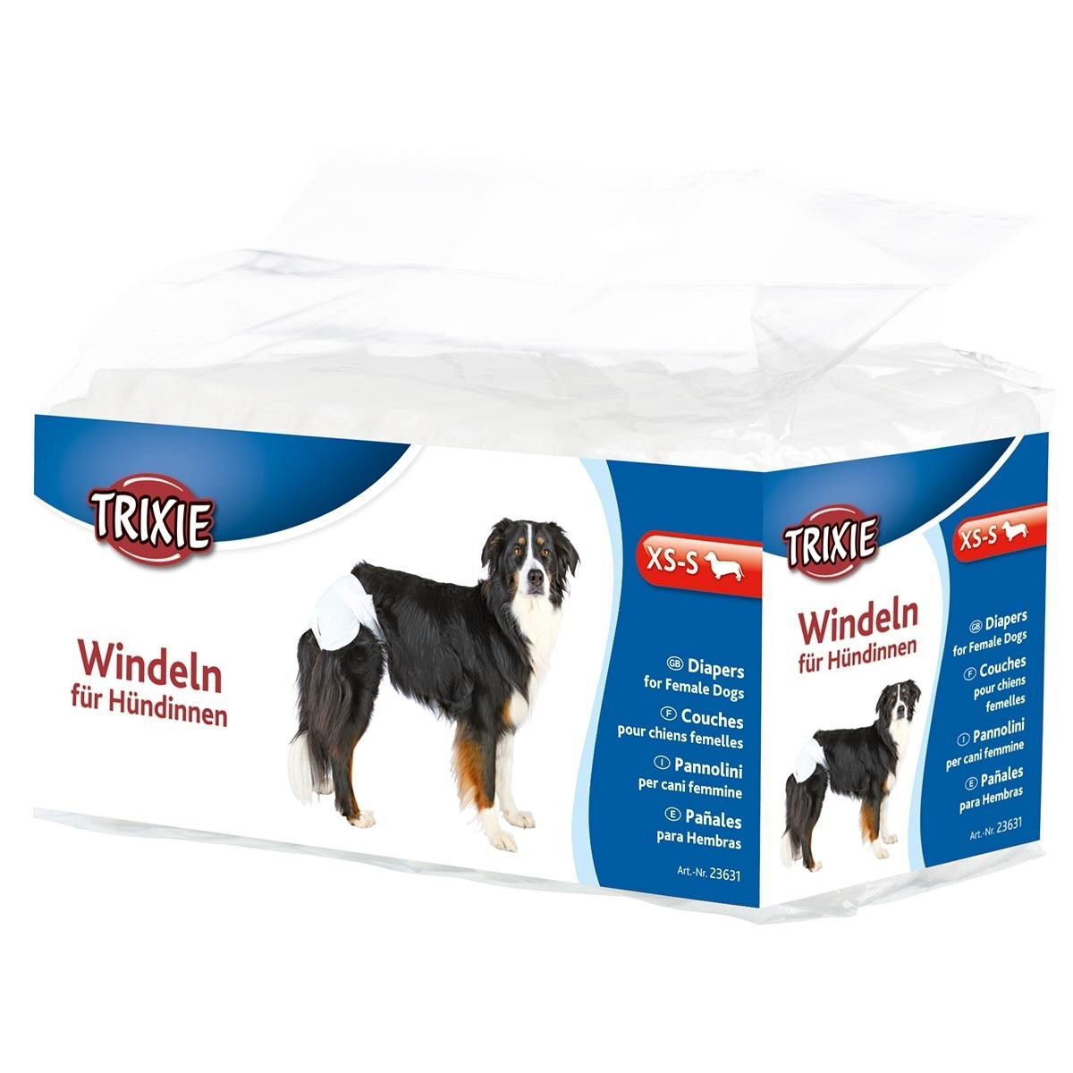 Diapers for female dogs,  12 pcs.