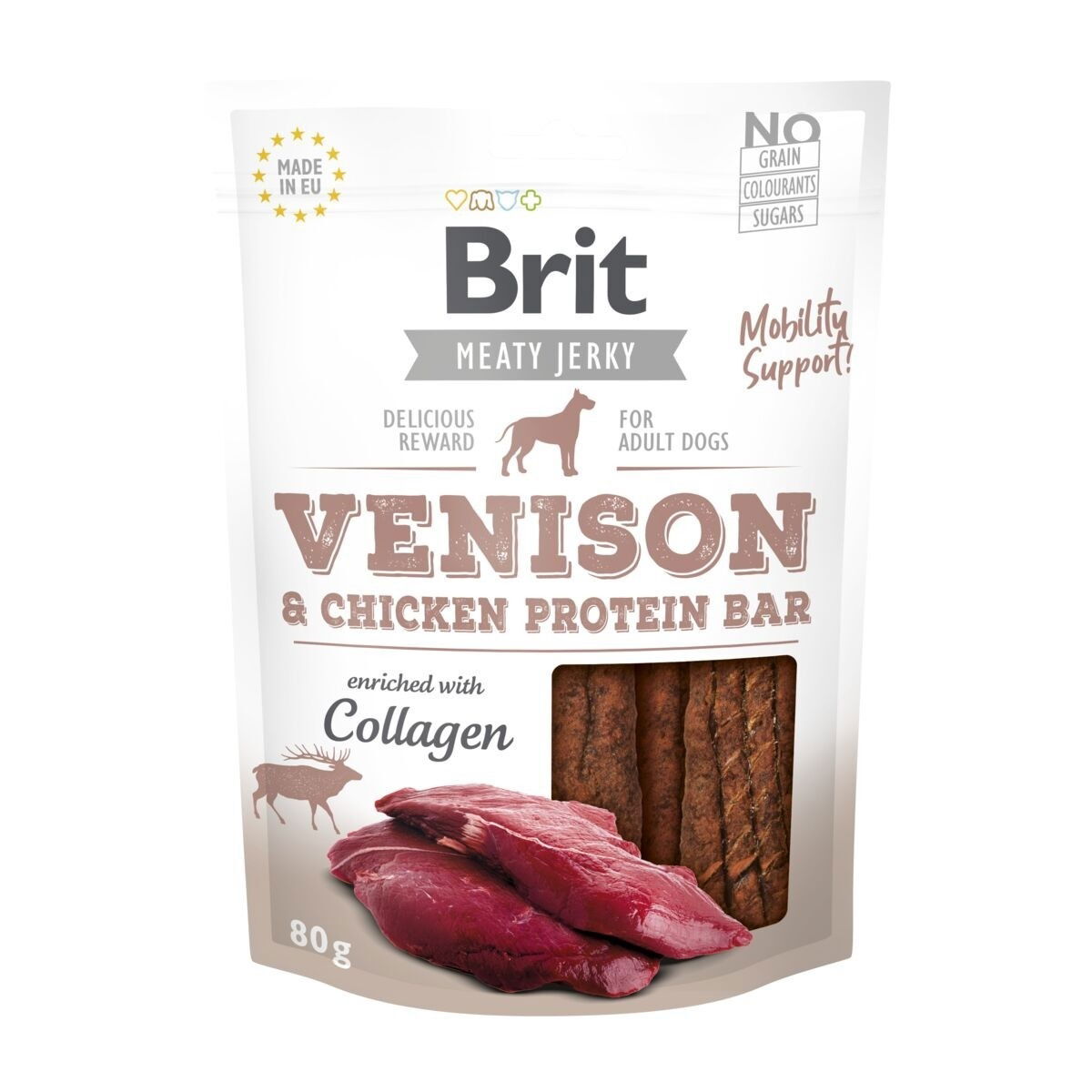 Brit Care Jerky Venison Protein Bar     