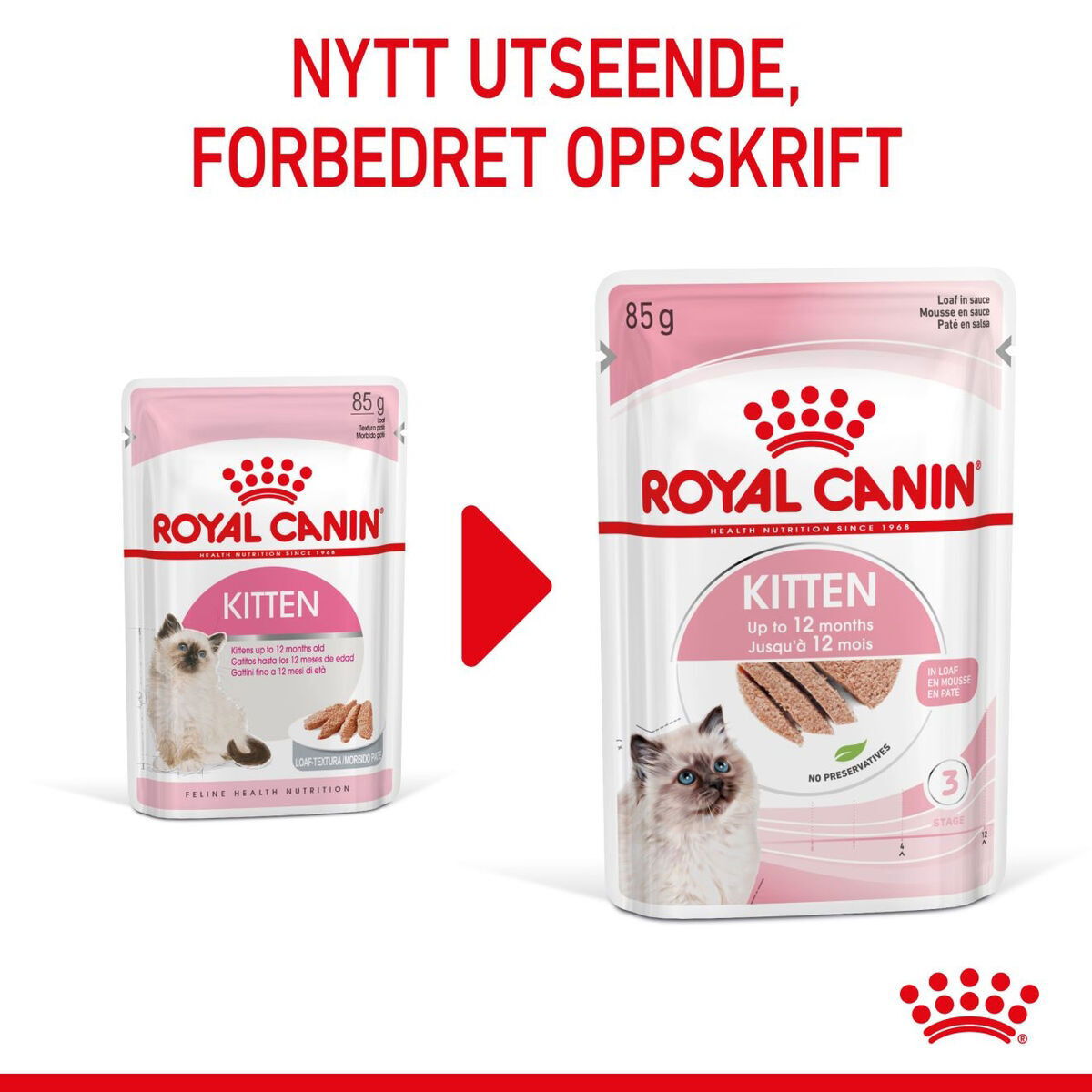 Royal Canin Kitten Loaf våtfôr til kattunge