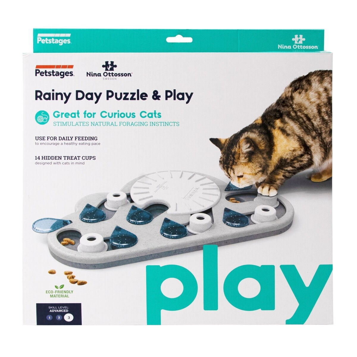 Nina Ottosson Cat Rainy Day Puzzle and play