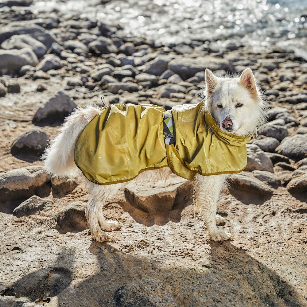 Hurtta Mudventure Coat Reflective turmeric
