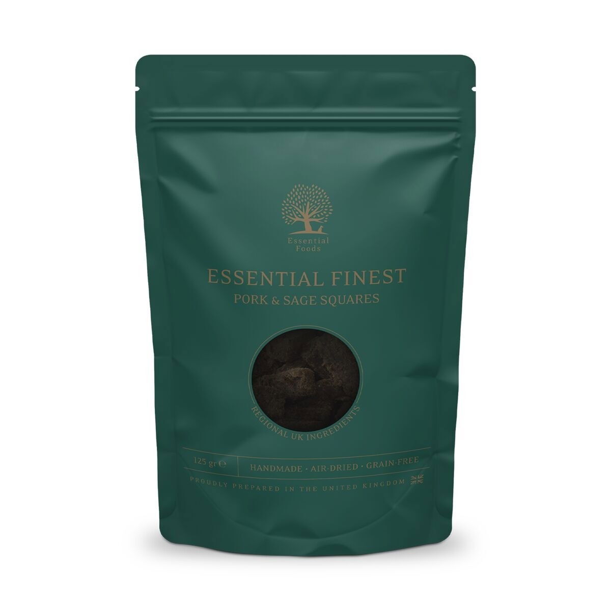 ESSENTIAL Pork&Sage Squares 125g