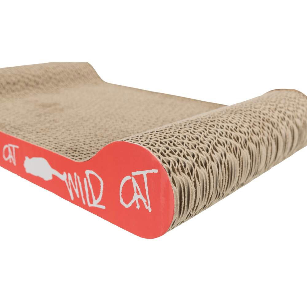 Klösbräda Wild Cat papp, 41 × 7 × 24 cm, orange