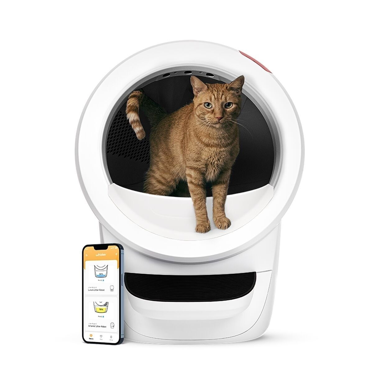 Whisker Litter-Robot 4, white