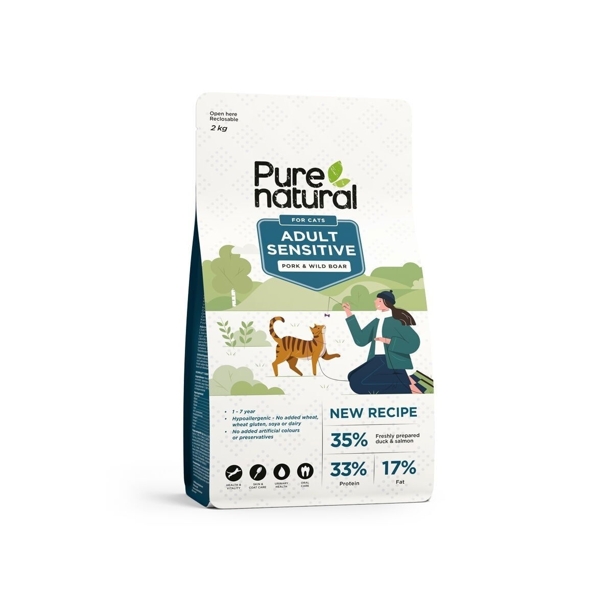 Purenatural Cat Adult Sensitive Pork & Wild Boar