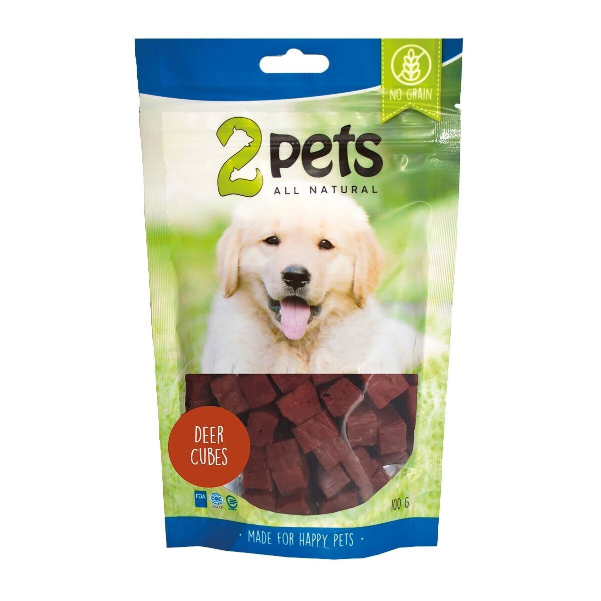 2Pets Dogsnack Deer Cubes