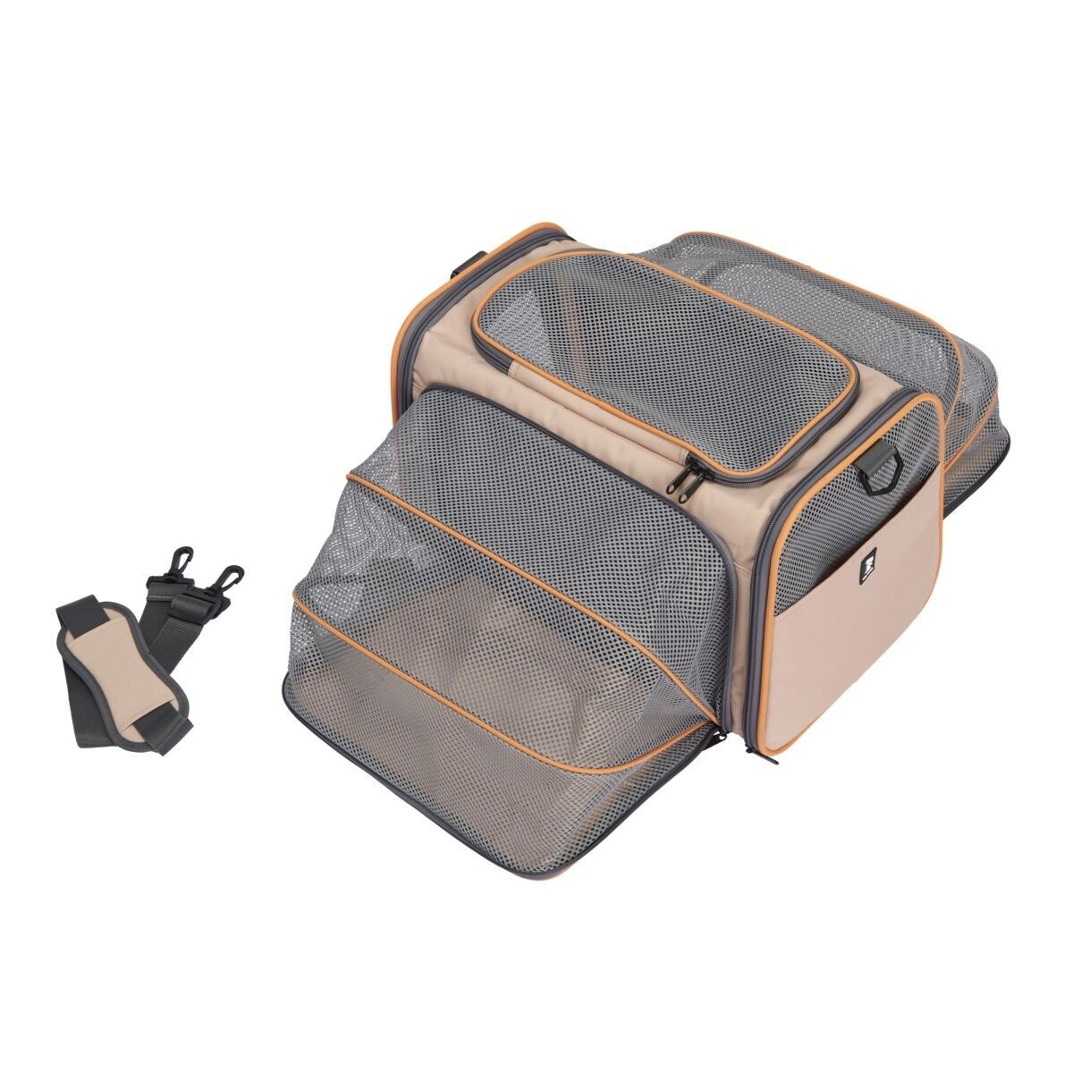 Feel Active Tour travel carrier with two expandable sides beige