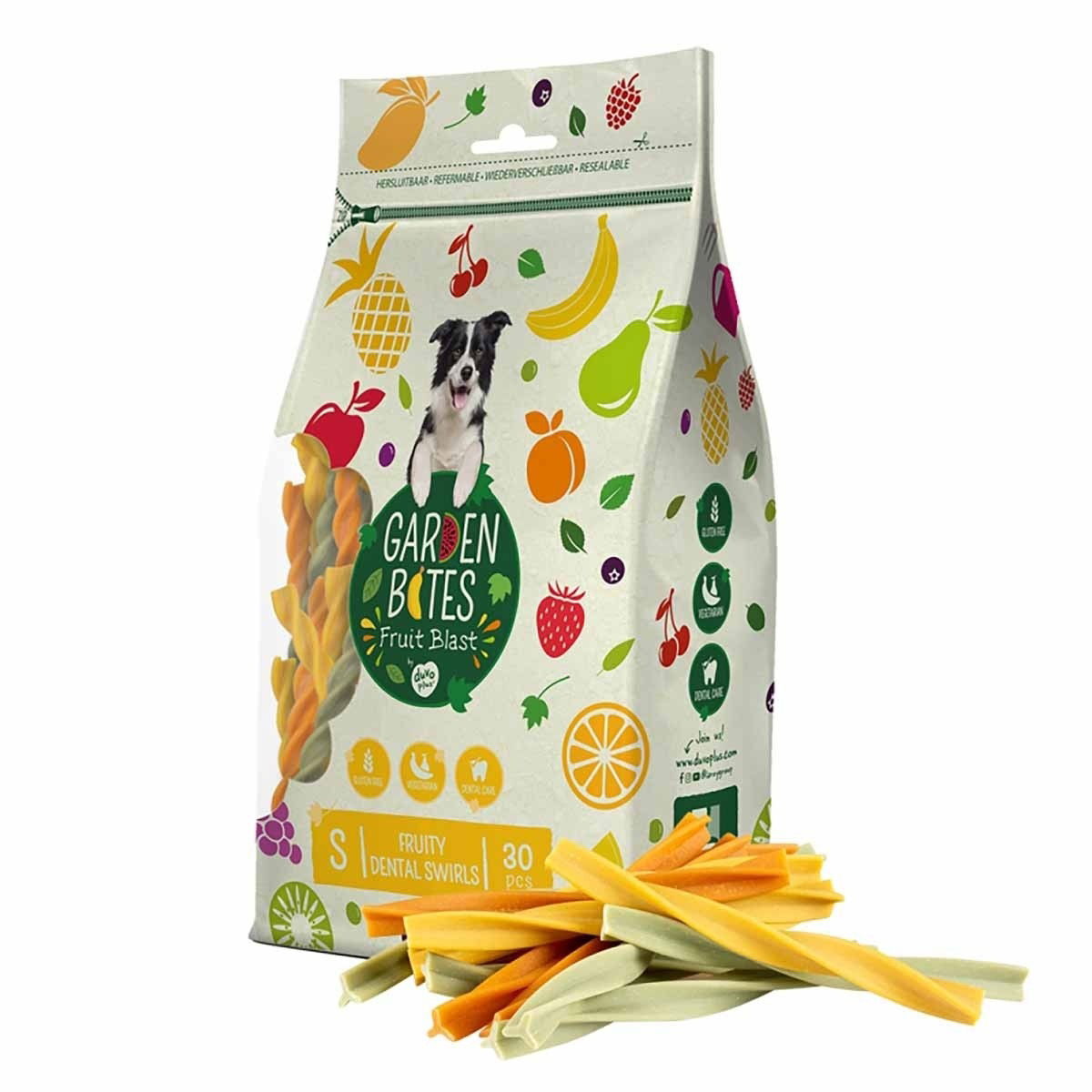 Garden Bites Dental Swirls S, 230g