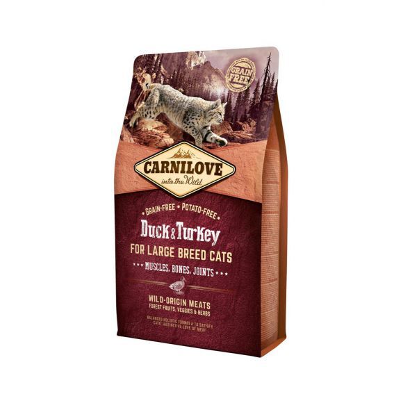 Carnilove Cat Adult Large Breed And & Kalkun