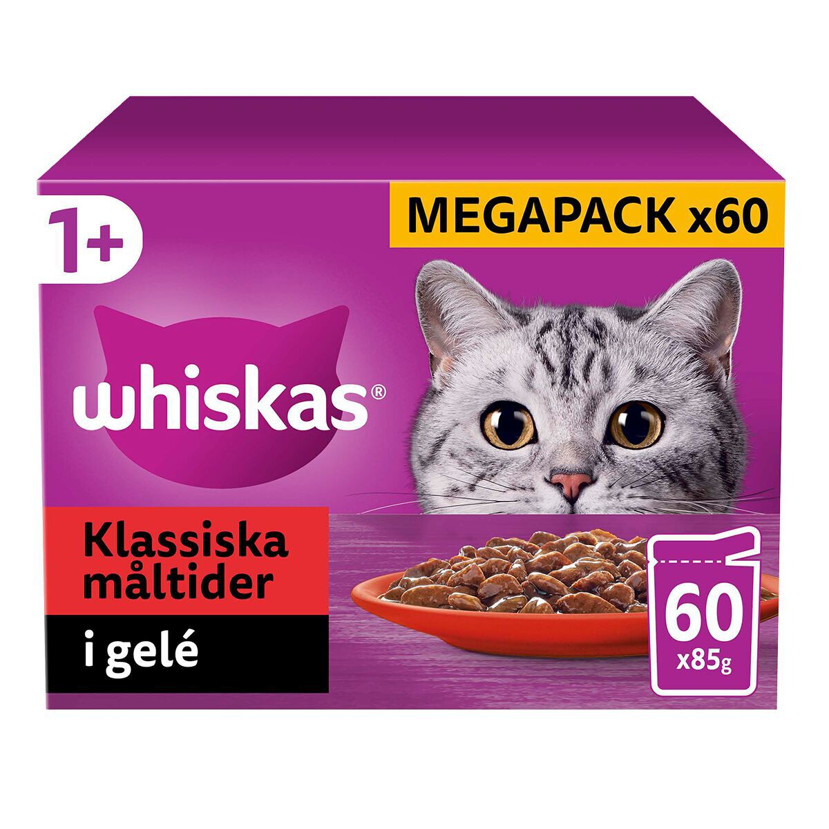 Whiskas Classic meals in jelly 60x85g