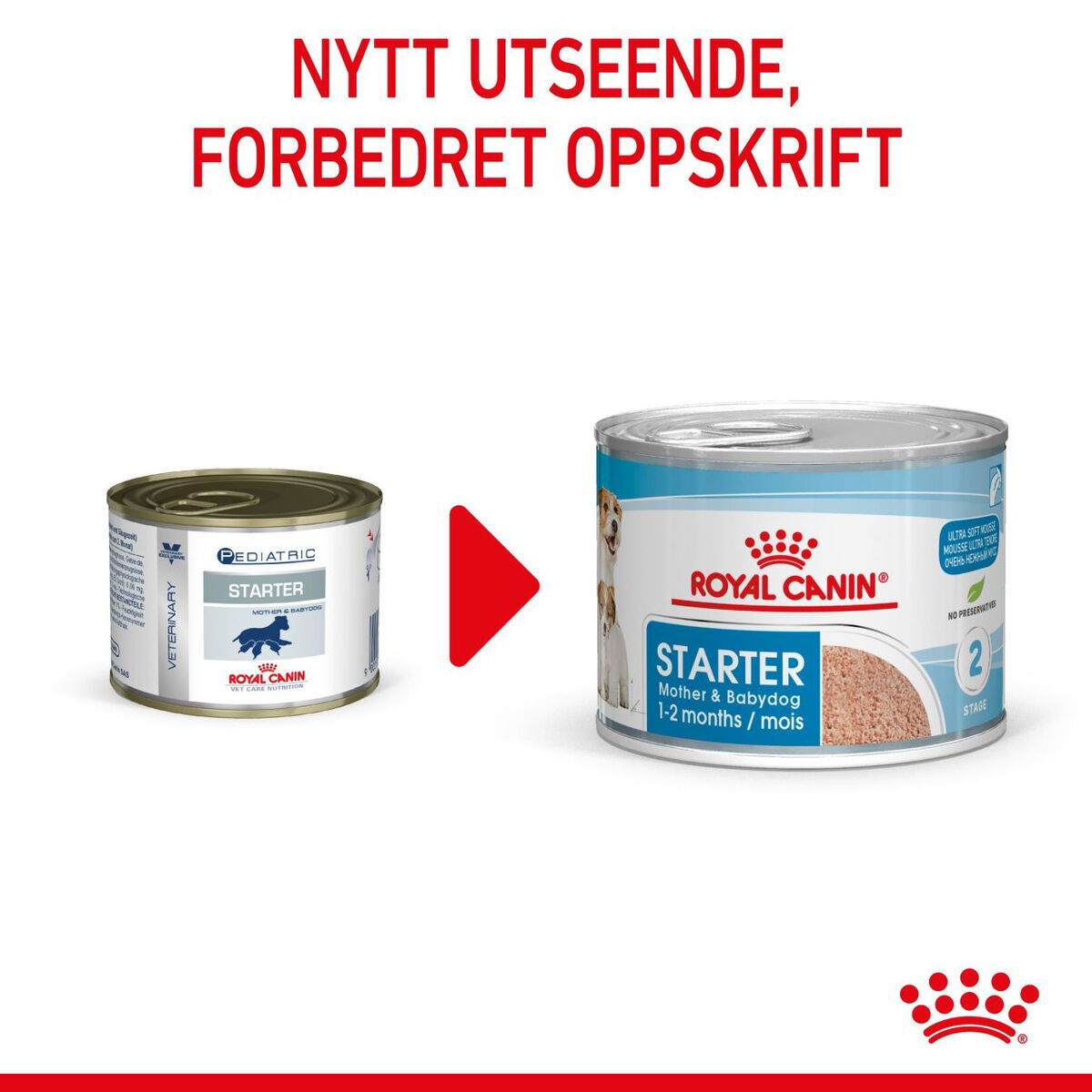 Royal Canin Mother & Babydog Starter Mousse våtfôr til hund og valp