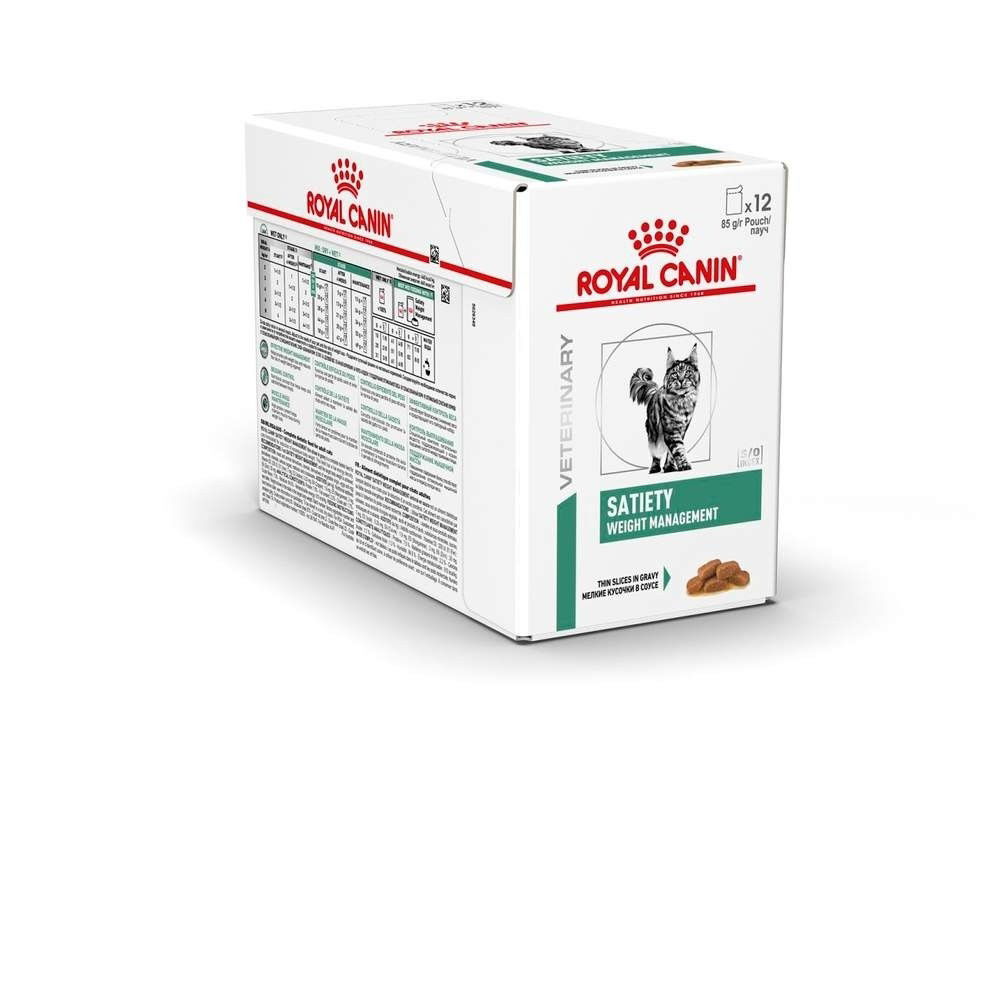 Royal Canin Veterinary Diets Weight Management Satiety Thin Slices In Gravy Pouch våtfôr til katt