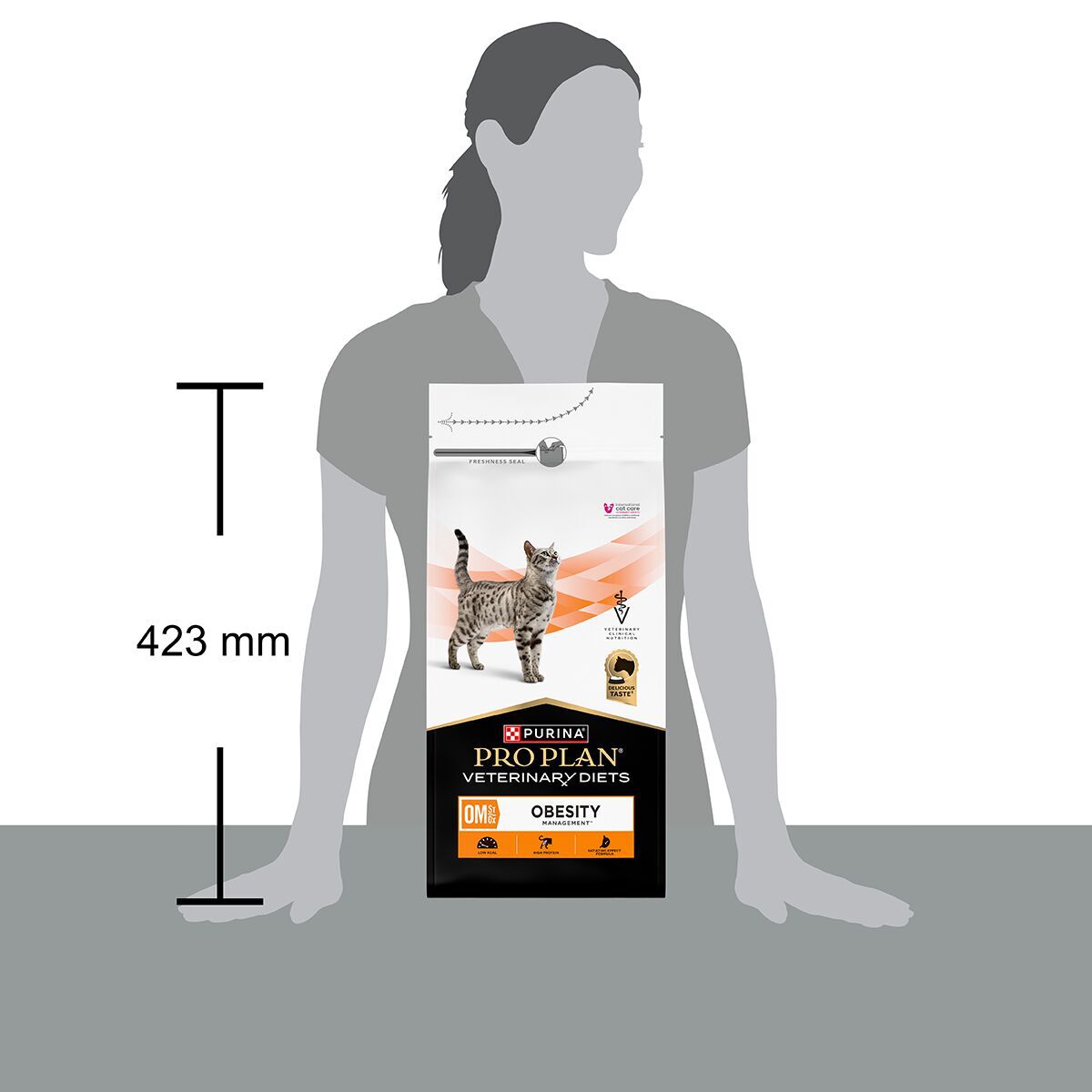 Purina Pro Plan Veterinary Diets Feline Adult OM ST/OX Obesity Management 1,5kg
