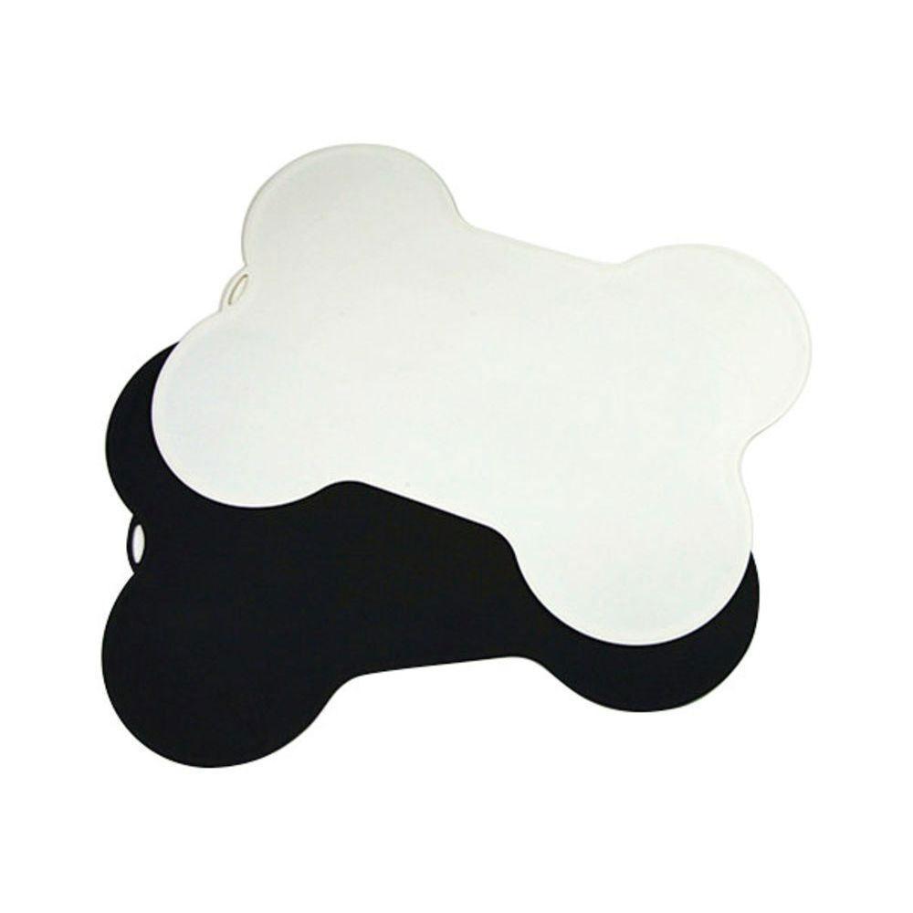 Little&Bigger silikon skålunderlag bein sort