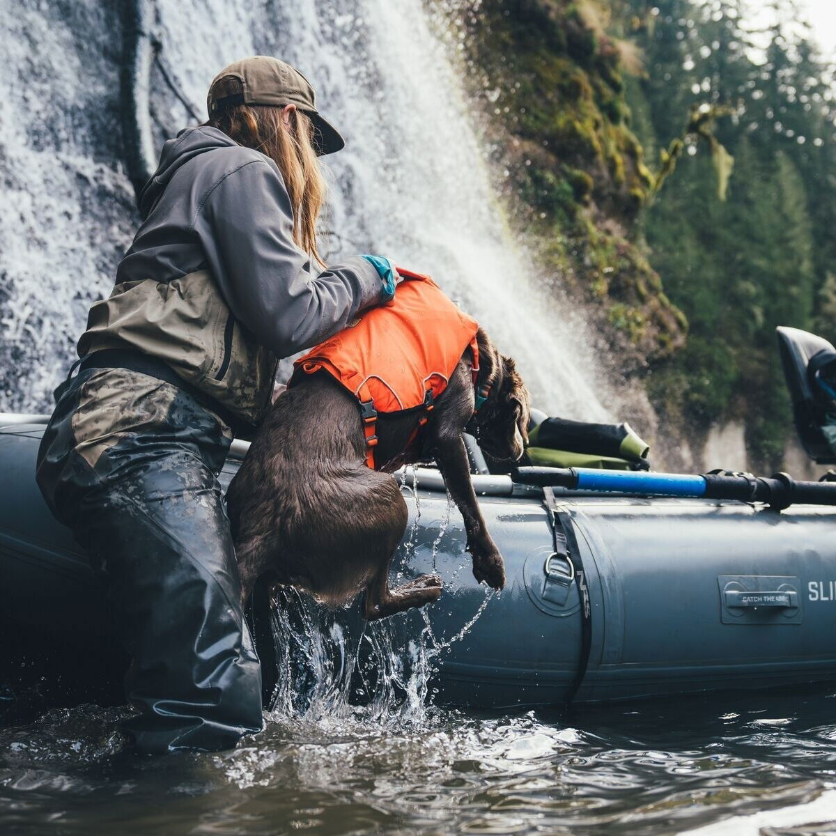 Ruffwear Confluence life jacket, Tangelo Orange