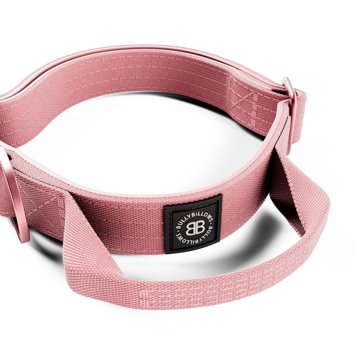 BullyBillows Combat Collar With Handle Pink x Pink 2,5cm