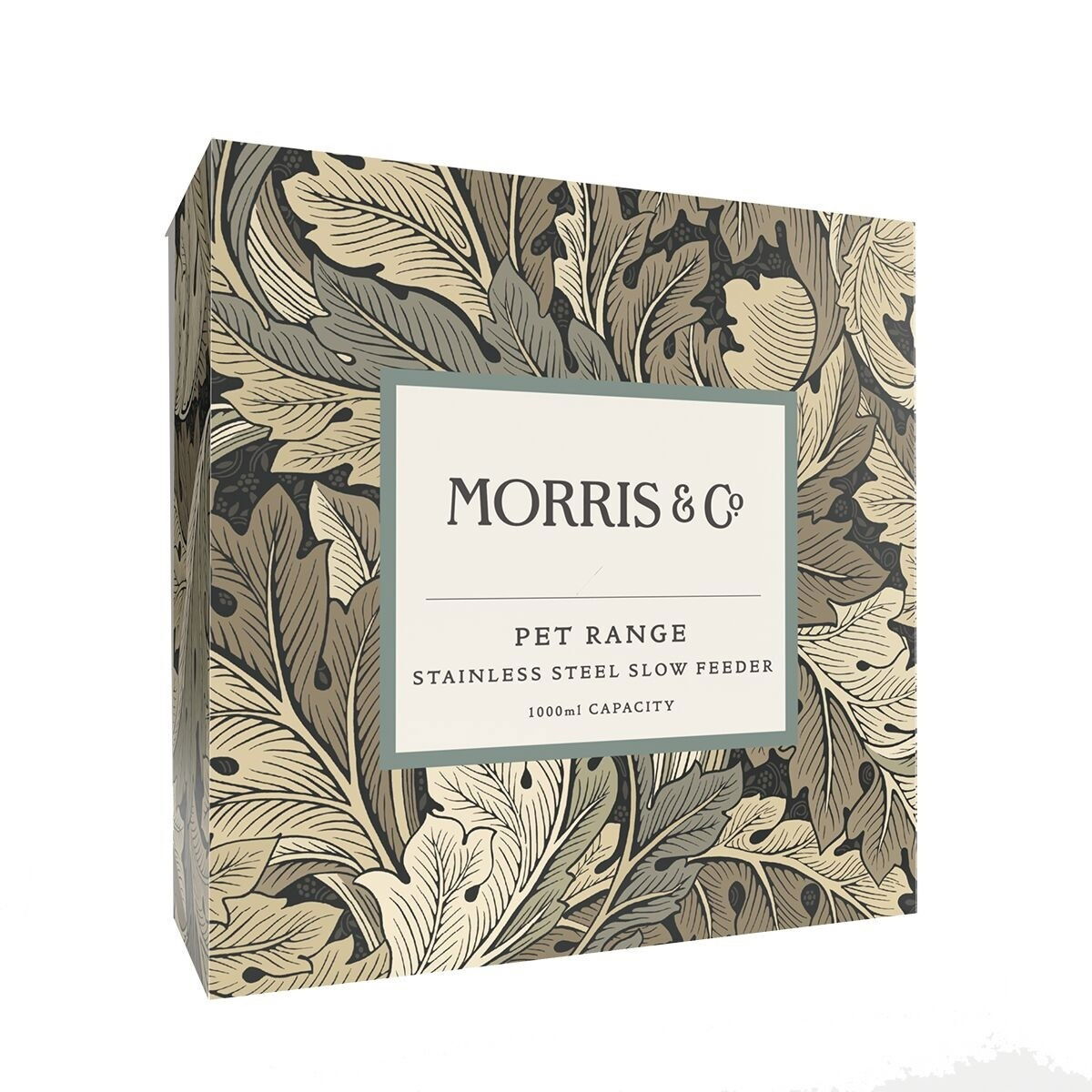 MORRIS & CO  double walled slow feeder acanthus