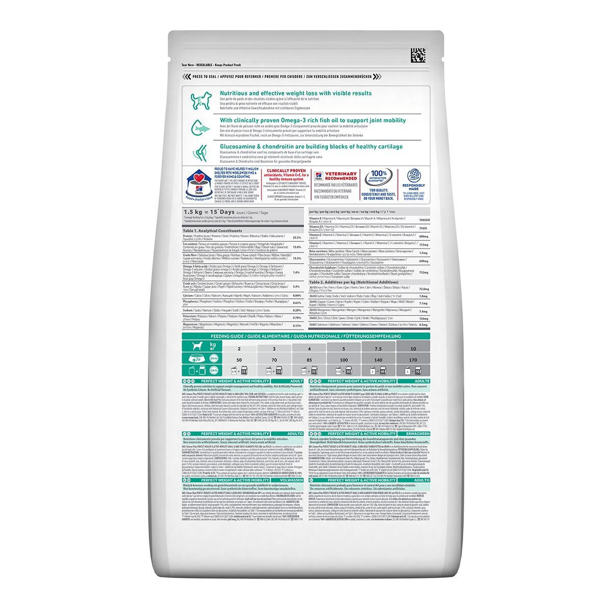 HILL'S SP per.wght & act. Mob. S&Mi Ad ky