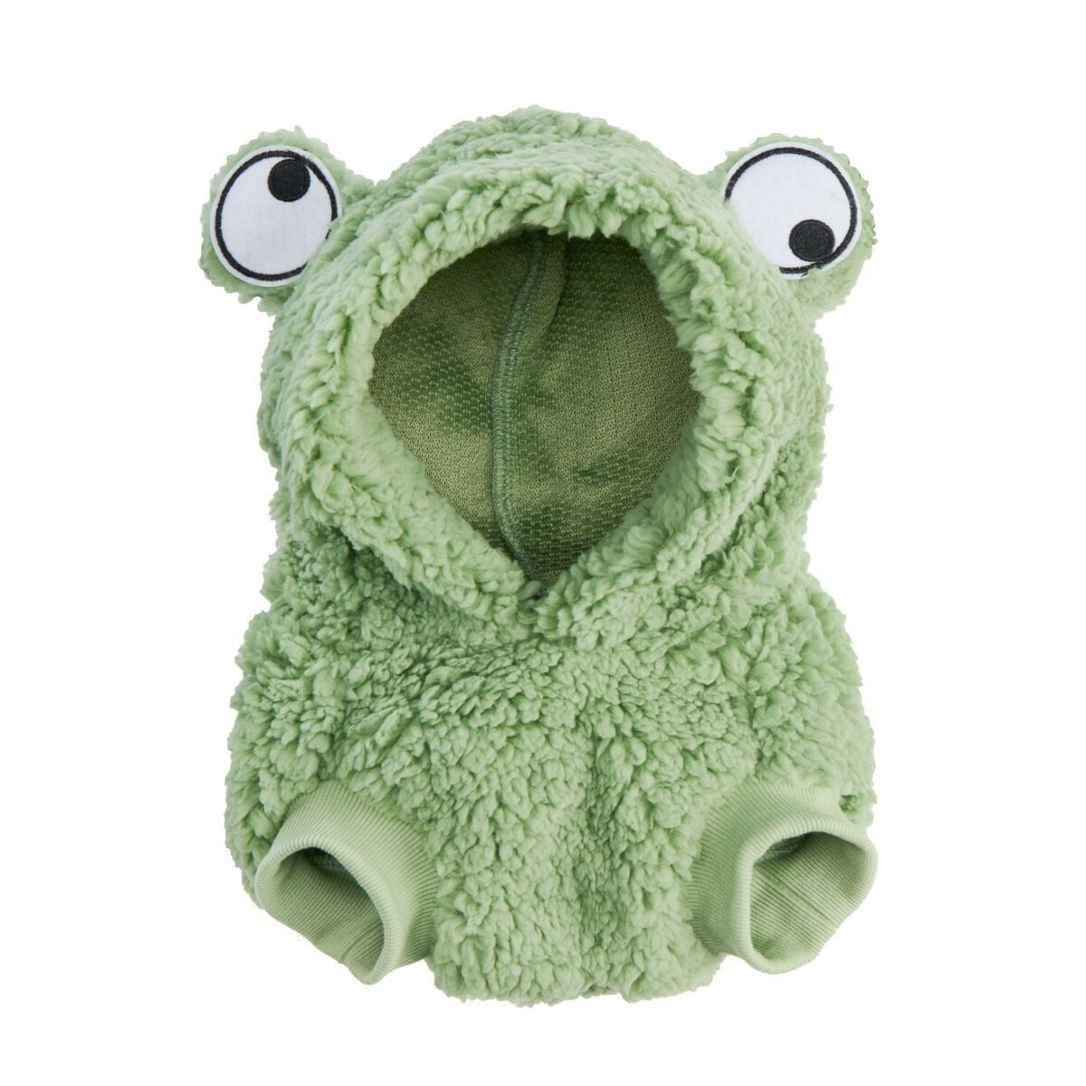 Little&Bigger Frog hoodie green