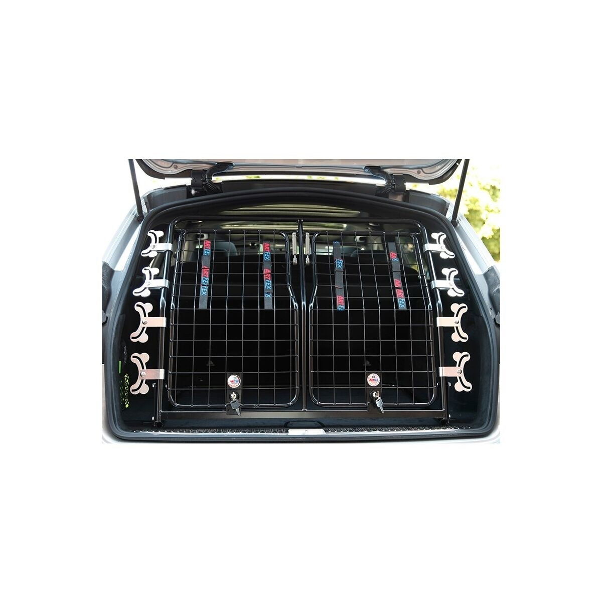 Hundgrind Modell 1 Dubbeldörr