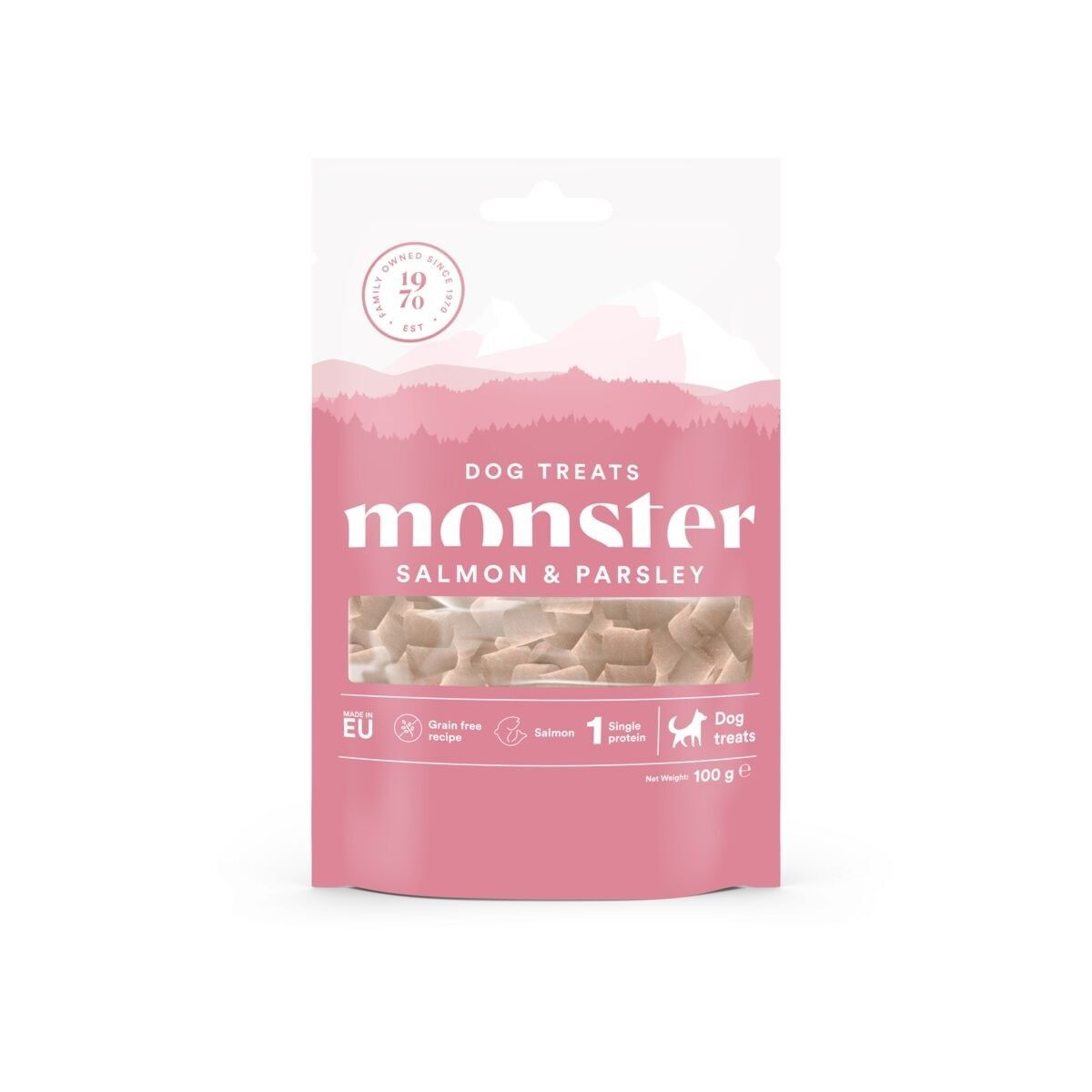 Monster Dog Treats All Breed Salmon 100g 
