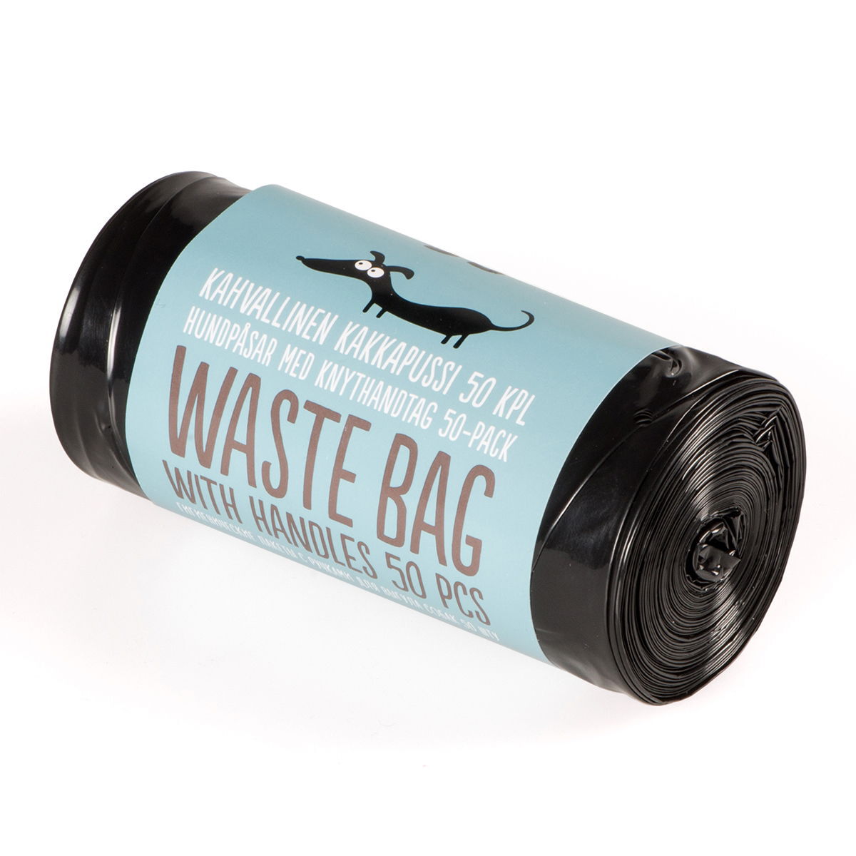 Little&Bigger Poop Bag with Handles Black