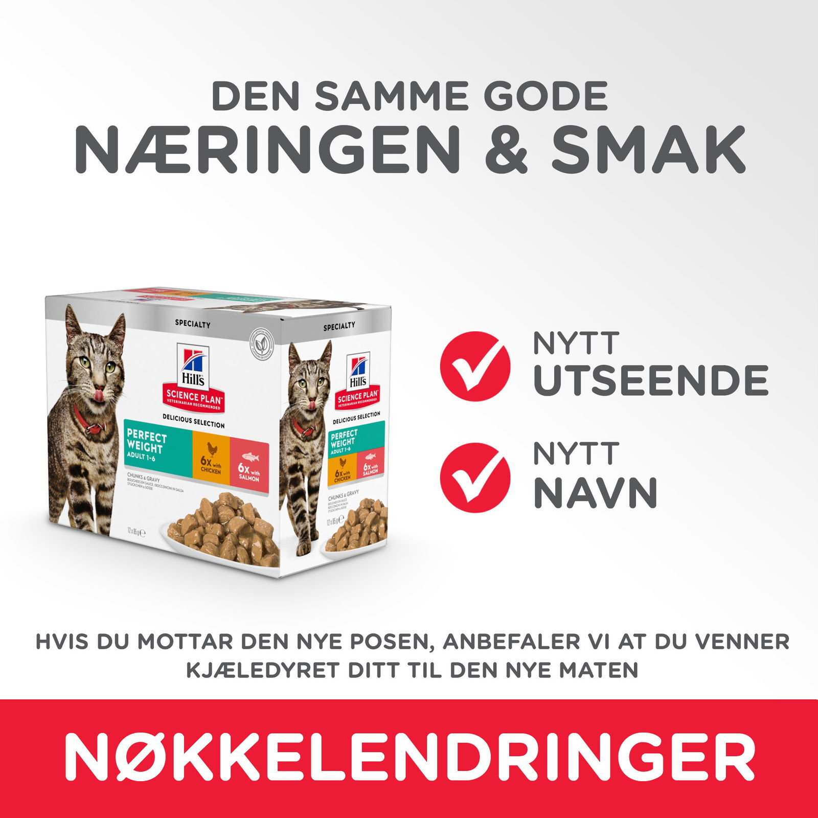 Hill's Science Plan Cat Perfect Weight Chicken&Salmon 12x85 g