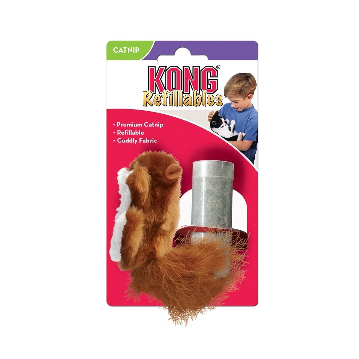 KONG Cat Refillables Squirrel