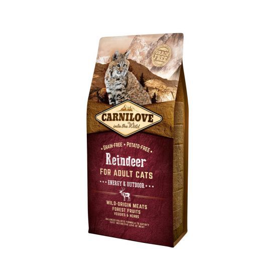 Carnilove Cat Adult Energy Reinsdyr