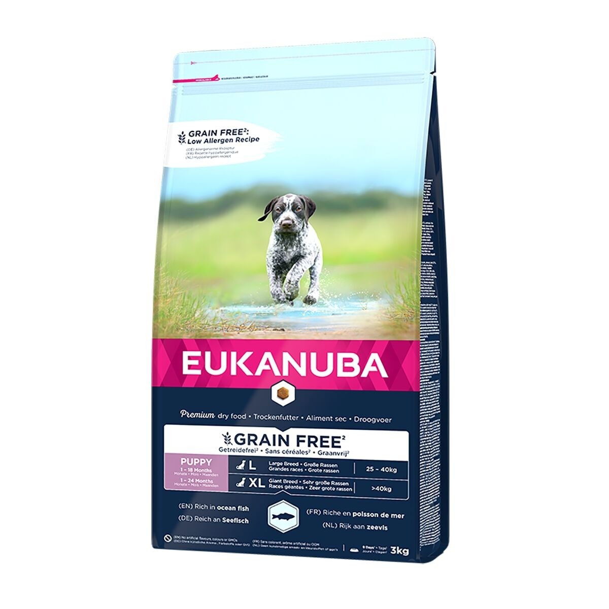 Eukanuba Grain Free Puppy & Junior Large & Extra Large Breed Ocean Fish 3 kg