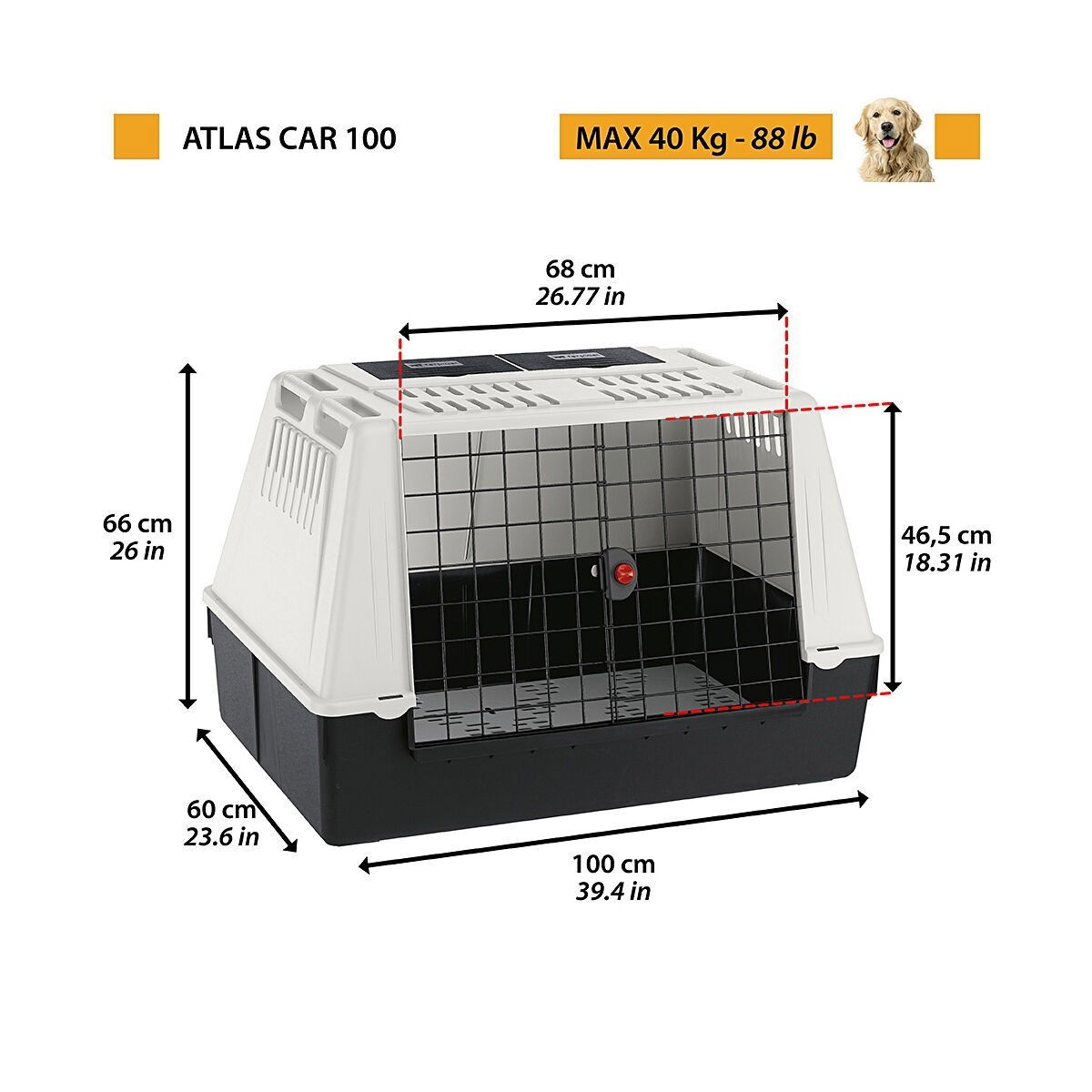 Transportbur til bil Atlas