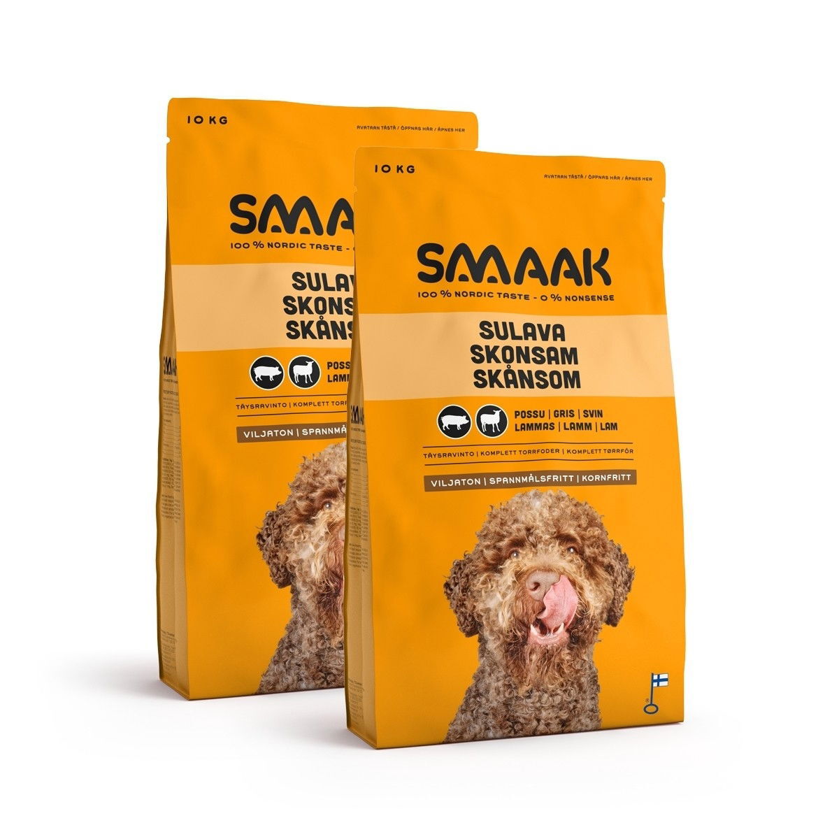 SMAAK Dog Adult Grain Free Pork 2x10 kg