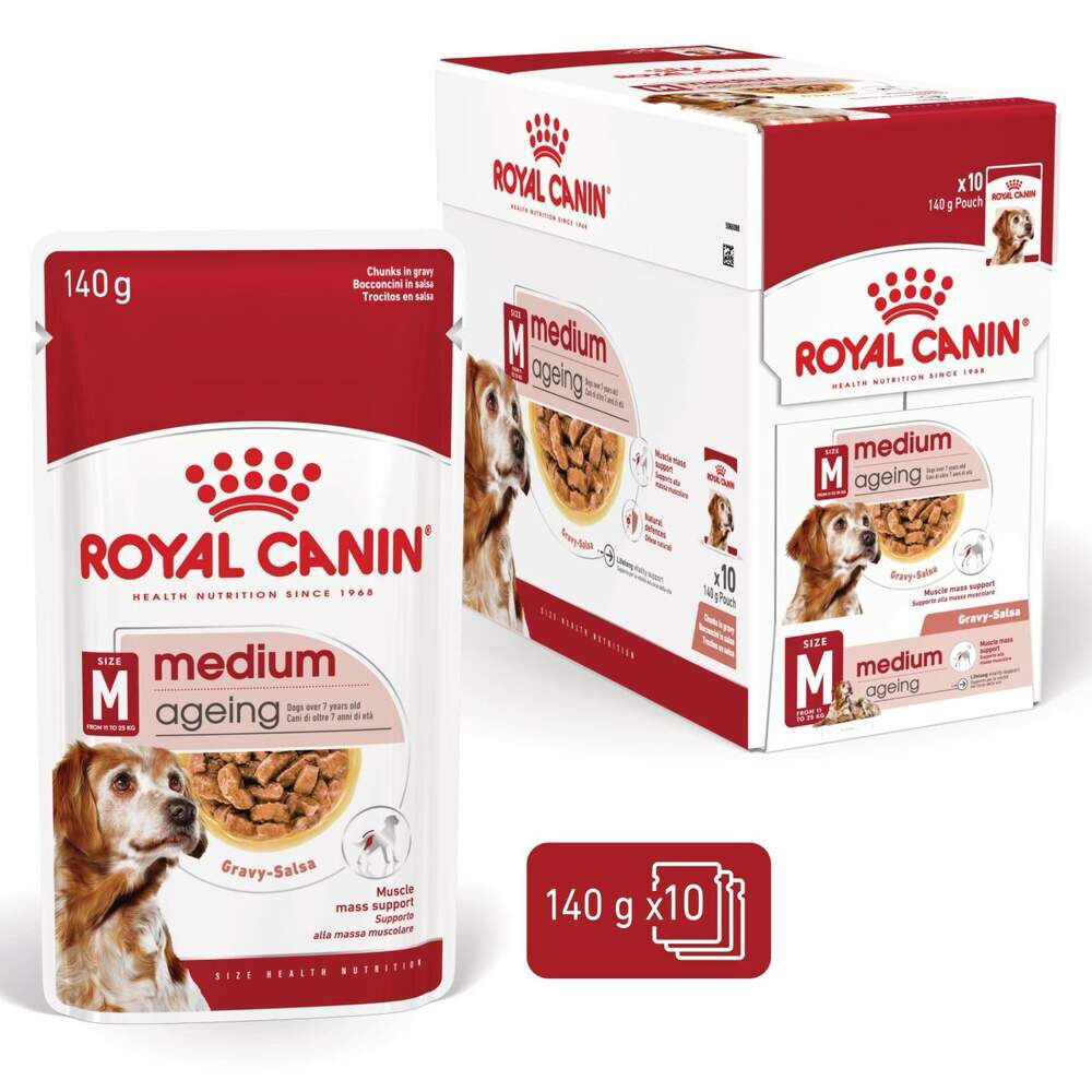Royal Canin Medium Ageing Gravy våtfôr til hund
