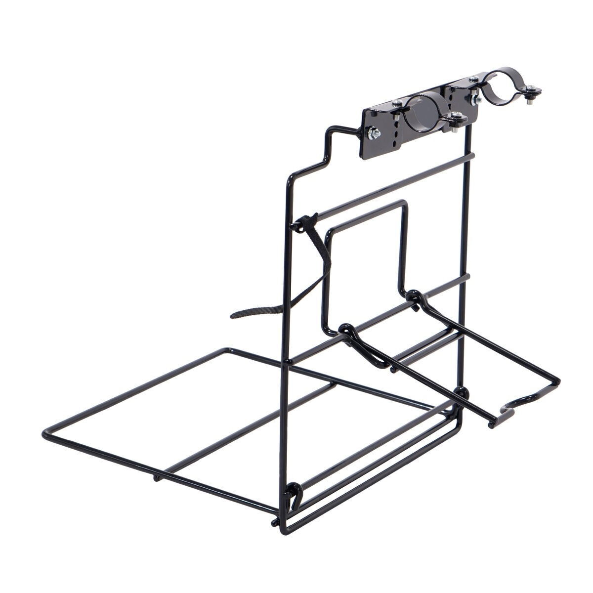 Feel Active Bicycle basket with metal rack black