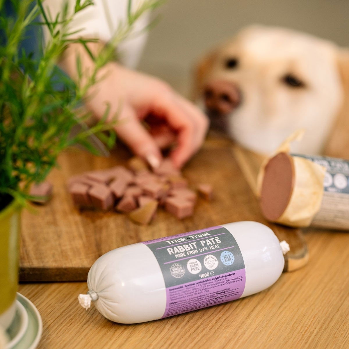 Trick&Treat Paté Sausage Rabbit