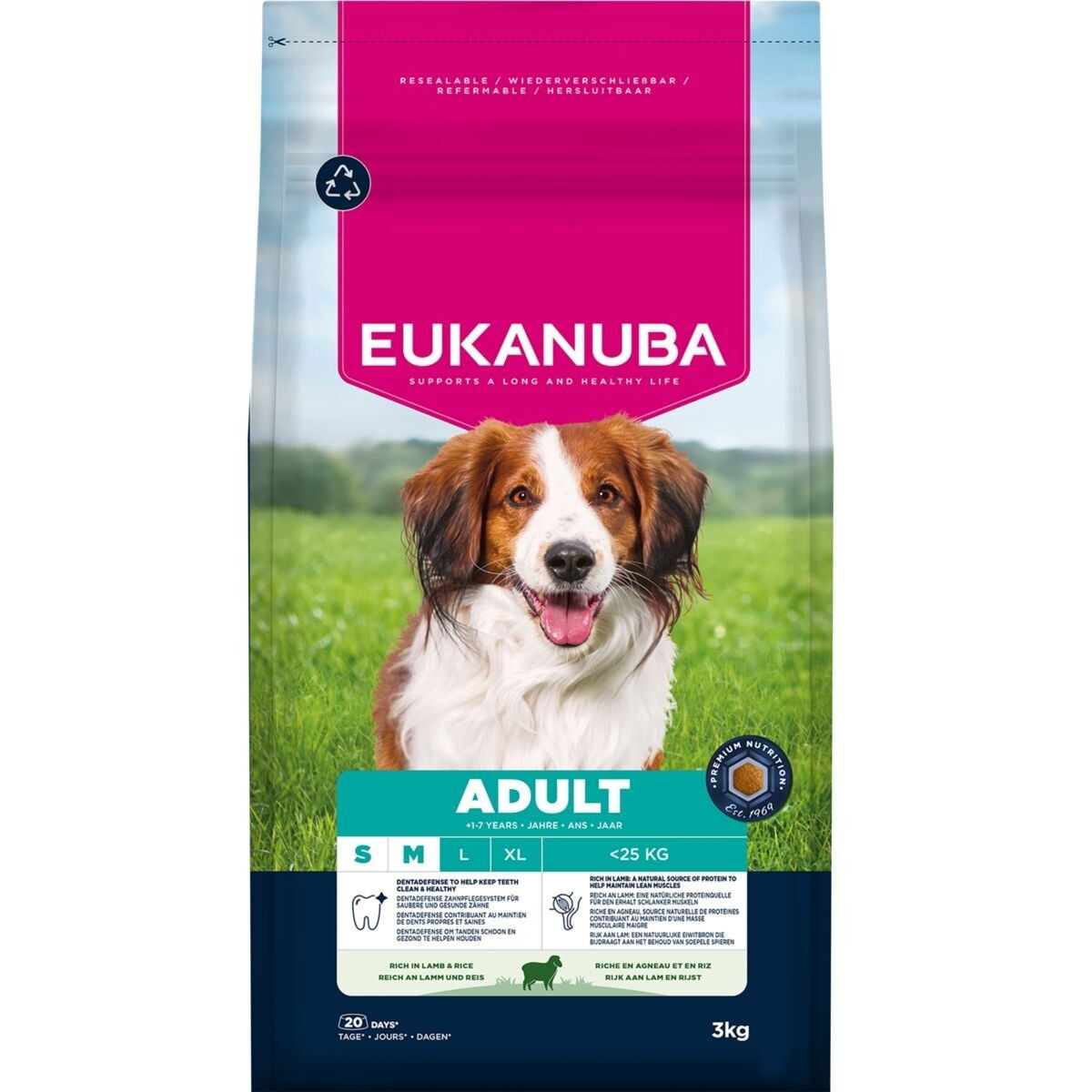 Eukanuba Adult Small & Medium Breed Lamb & Rice