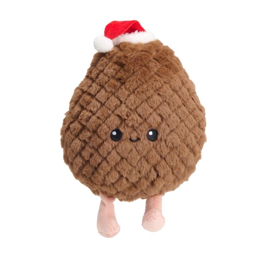 Little&Bigger Xmas Stories pine cone with xmas hat